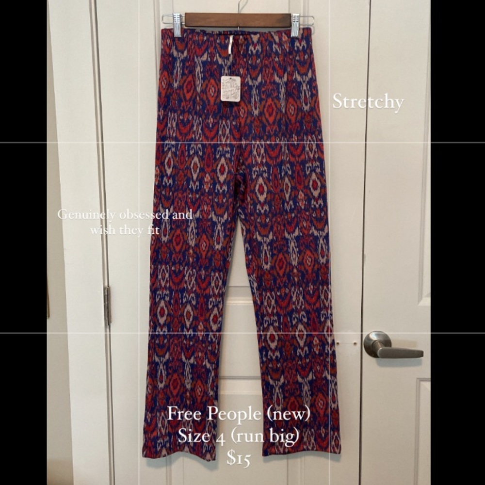 Free People cropped flare pants